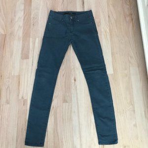 Girls Mid- rise blue jeans